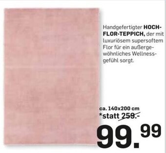 Möbel Ludwig HOCH-FLOR-TEPPICH ca. 140x200 cm Angebot
