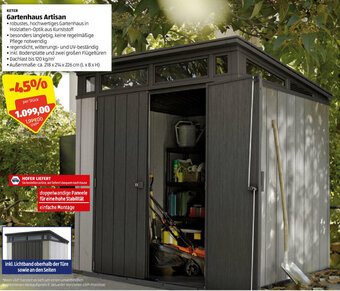 Hofer Gartenhaus Artisan Angebot