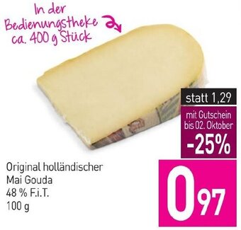 Sutterlüty Original holländischer Mai Gouda 48% F.I.T. 100 g Angebot