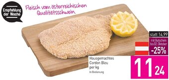 Sutterlüty Hausgemachtes Cordon Bleu per kg Angebot