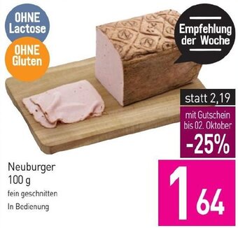 Sutterlüty Neuburger 100 g Angebot