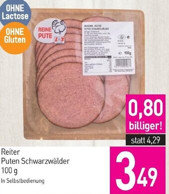 Sutterlüty Reiter Puten Schwarzwälder 100g Angebot