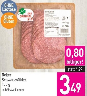 Sutterlüty Reiter Schwarzwälder 100 g Angebot