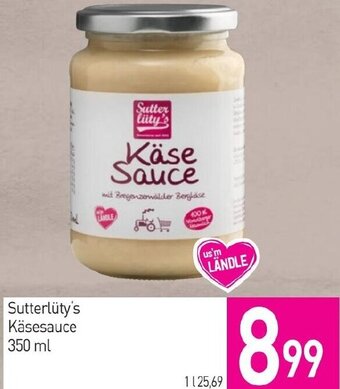 Sutterlüty Sutterlüty's Käsesauce 350 ml Angebot