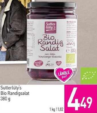 Sutterlüty Sutterlüty's Bio Randigsalat 380 g Angebot