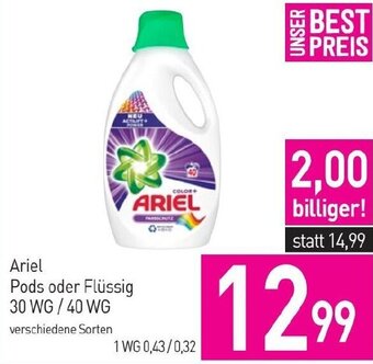 Sutterlüty Ariel Pods oder Flüssig 30 WG/40 WG Angebot