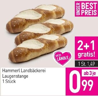 Sutterlüty Hammerl Landbäckerei Laugenstange 1 Stück Angebot
