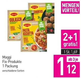 Sutterlüty Maggi Fix-Produkte 1 Packung Angebot