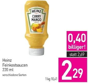 Sutterlüty Heinz Feinkostsaucen 220 ml Angebot