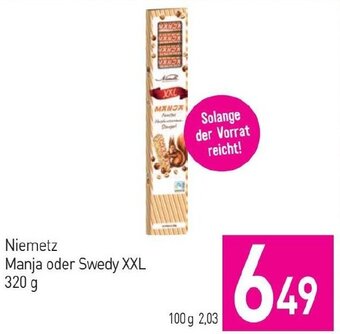 Sutterlüty Niemetz Manja oder Swedy XXL 320 g Angebot