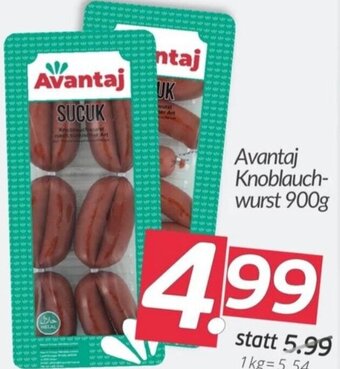 ETSAN Avantaj Knoblauch-wurst 900g Angebot