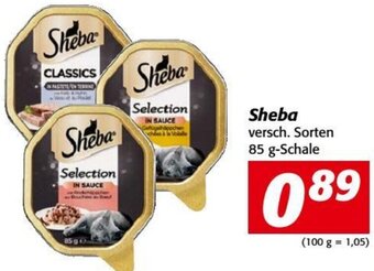 Nah&Frisch Sheba versch. Sorten 85 g-Schale Angebot
