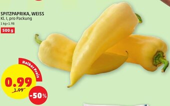 PENNY SPITZPAPRIKA, WEISS Angebot
