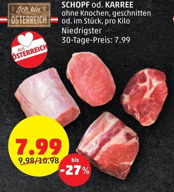 PENNY SCHOPF od. KARREE Angebot