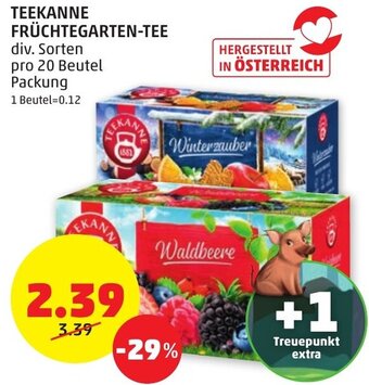 PENNY TEEKANNE FRÜCHTEGARTEN-TEE Angebot