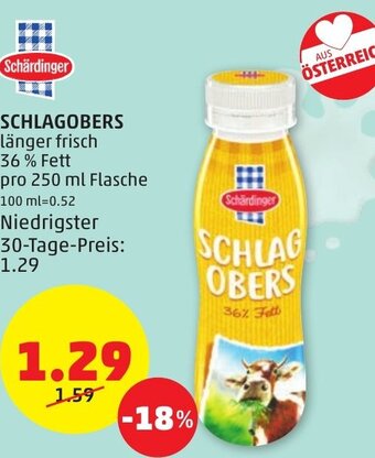 PENNY SCHLAGOBERS pro 250 ml Angebot