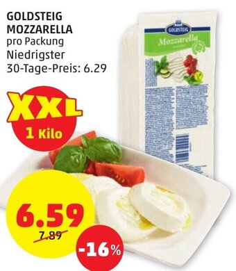 PENNY GOLDSTEIG MOZZARELLA pro Packung Angebot