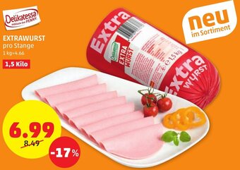 PENNY EXTRAWURST pro Stange Angebot
