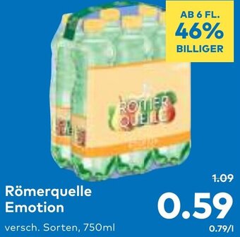 T&G Römerquelle Emotion versch. Sorten, 750ml Angebot