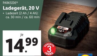 Lidl PARKSIDEⓇ Ladegerät, 20 V Angebot
