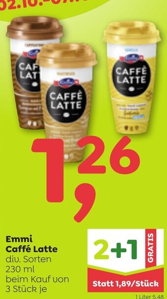ADEG Emmi Caffé Latte div. Sorten 230 ml Angebot