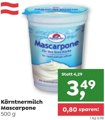 ADEG Kärntnermilch Mascarpone 500 g Angebot