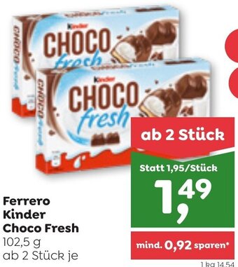 ADEG Ferrero Kinder Choco Fresh 102,5 g Angebot