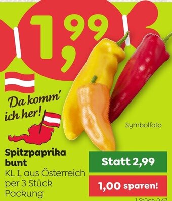 ADEG Spitzpaprika bunt Angebot