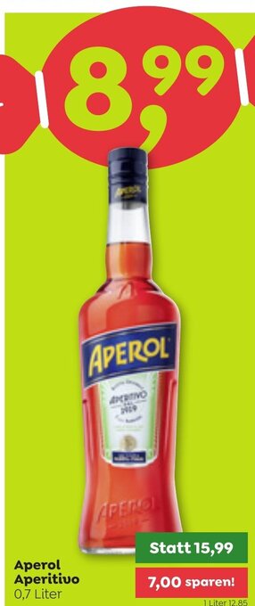 ADEG Aperol Aperitivo 0,7 Liter Angebot