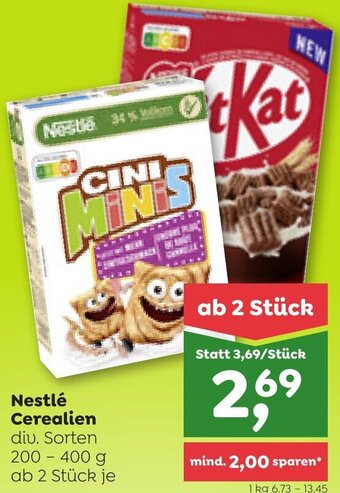 ADEG Nestlé Cerealien div. Sorten 200 - 400 g Angebot