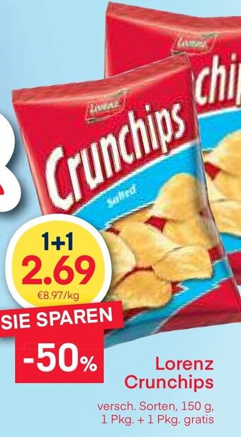 MPreis Lorenz Crunchips 150 g Angebot