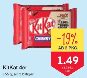 MPreis KitKat 4er 166 g Angebot