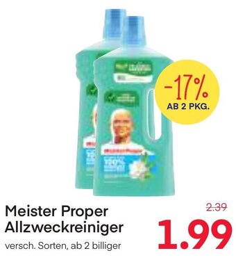 MPreis Meister Proper Allzweckreiniger Angebot