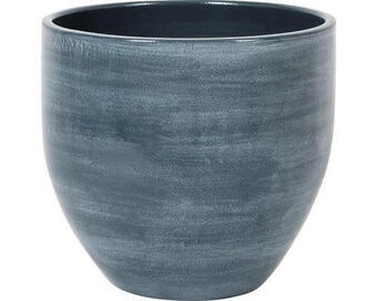 Hornbach Übertopf innen passion für pottery ferry ø 14 cm h 12 cm ton blau Angebot