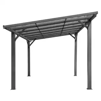 Bauhaus Carport andy (außenmaß inkl. dachüberstand (b x t): 498 x 294 cm, einzelcarport, anthrazit) Angebot