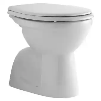 Bauhaus Camargue sydney stand-wc (mit spülrand, ohne spezialglasur, spülform: tief, wc abgang: senkrecht, weiß) Angebot