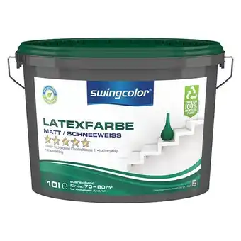 Bauhaus Swingcolor latexfarbe (schneeweiß, 10 l, matt) Angebot