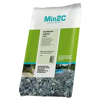 Bauhaus Min2c marmorkiesel (grün, körnung: 15 mm - 25 mm, 25 kg) Angebot