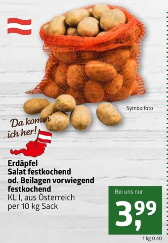 ADEG Erdäpfel Salat Festkochend Od. Beilagen Vorwiegend Festkochend 10kg Angebot