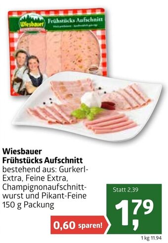 ADEG Wiesbauer Frühstücks Aufschnitt 150g Angebot