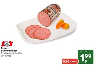 ADEG Reiter Schwarzwälder 100 g Angebot