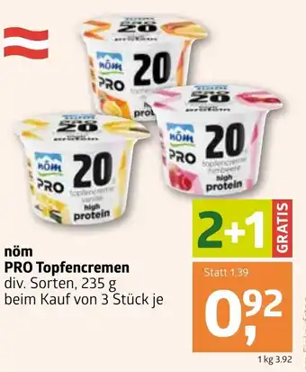ADEG Nöm PRO Topfencremen 235g Angebot