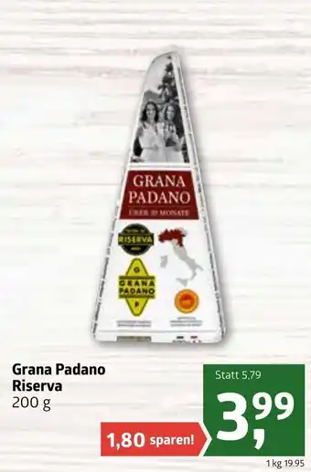 ADEG Grana Padano Riserva 200g Angebot