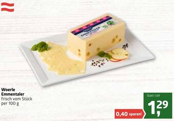 ADEG Woerle Emmentaler 100g Angebot