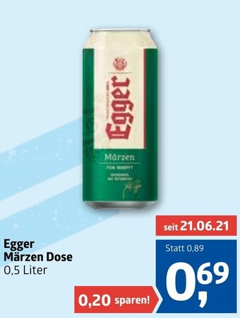 ADEG Egger Märzen Dose 0,5 Liter Angebot