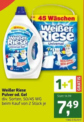 ADEG Weißes Riese Pulver Od. Gel Angebot