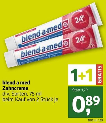 ADEG Blend A Med Zahncreme 75 ml Angebot