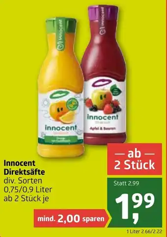 ADEG Innocent Direktsäft Angebot