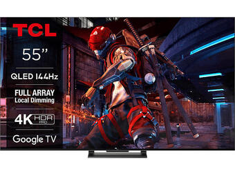 Media Markt Tcl 55c745 inkl. kalibrierung (55 zoll, qled-tv, 144hz vrr, full array local dimming, 4k uhd, smart tv, google motion clarity Angebot