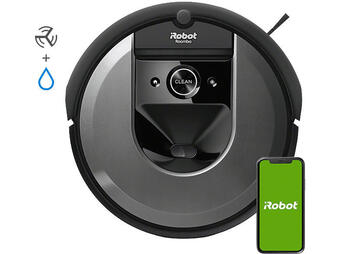 Media Markt Irobot i817840 roomba saug- und wischroboter (schwarz, laufzeit: bis zu 75 minuten) Angebot